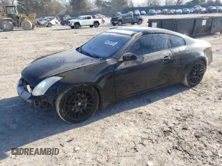 2006 Infiniti G35 Coupe with VIN JNKCV54E96M714050, listed as a Copart auction lot 42157875 with 186,133 mi miles and Clean Title. Bid and sale history available at carsss.com. Image 1.