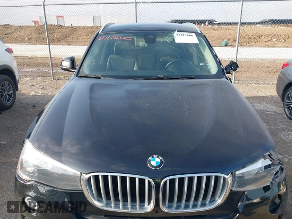 2017 BMW X3 xDrive28i with VIN 5UXWX9C35H0W80200, listed as a IAAI auction lot 42117600 with 80,255 mi miles and . Bid and sale history available at DreamBid. Image 13.