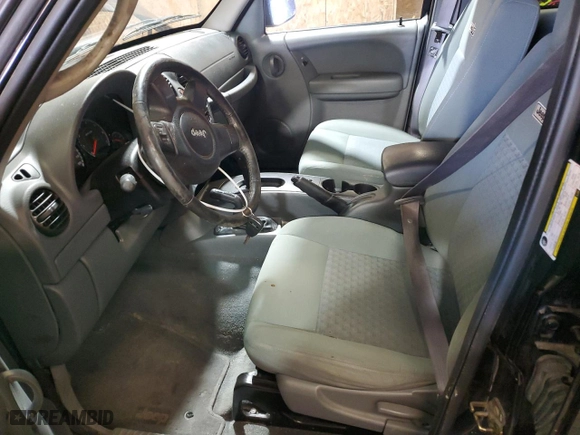 2006 Jeep Liberty Sport with VIN 1J4GL48K56W267461, listed as a Copart auction lot 53527055 with 159,553 mi miles and Salvage Title. Bid and sale history available at carsss.com. Image 7.