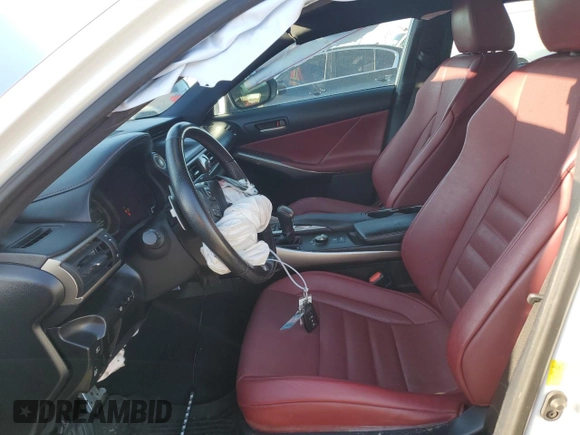 2018 Lexus IS with VIN JTHC81D24J5029933, listed as a Copart auction lot 49922205 with 78,587 mi miles and Salvage Title. Bid and sale history available at carsss.com. Image 7.