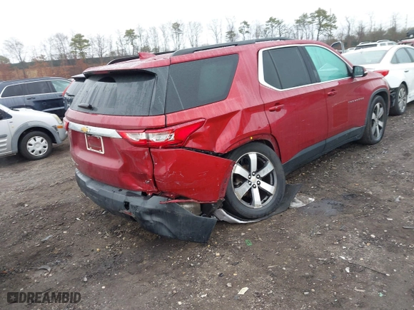 2020 Chevrolet Traverse LT Leather with VIN 1GNEVHKW9LJ158673, listed as a IAAI auction lot 41831220 with 109,742 mi miles. Bid and sale history available at carsss.com. Image 4.