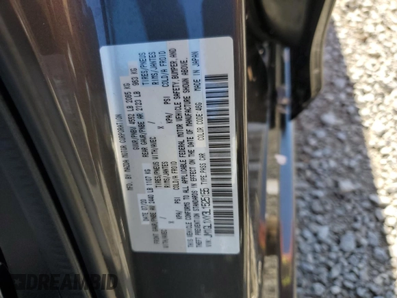 2020 Mazda 6 Signature with VIN JM1GL1XY3L1525155, listed as a Copart auction lot 60251814 with 30,807 mi miles and Salvage Title. Bid and sale history available at DreamBid. Image 12.
