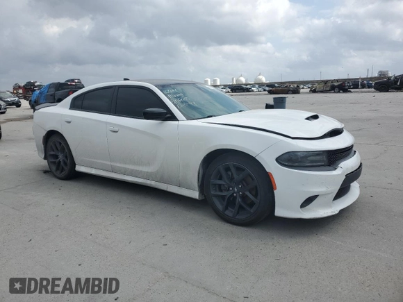 2020 Dodge Charger GT with VIN 2C3CDXHG9LH145425, listed as a Copart auction lot 44432705 with 125,752 mi miles and Salvage Title. Bid and sale history available at carsss.com. Image 4.