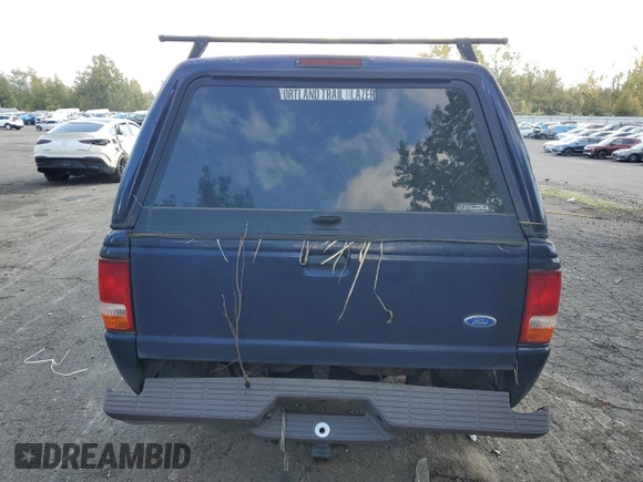 1997 Ford Ranger XLT with VIN 1FTDR15X3VPB14866, listed as a Copart auction lot 77113734 with 171,166 mi miles and Salvage Title. Bid and sale history available at DreamBid. Image 6.