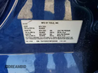 2022 Tesla Model Y Long Range z VIN 7SAYGDEE2NF358366, wystawiony jako Copart lot #50771255 z przebiegiem 73 554 mil mil oraz Szkoda całkowita • Salvage title. Historia ofert i sprzedaży dostępna na DreamBid. Obrazek 13.