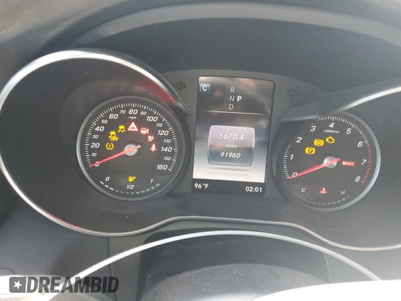 2018 Mercedes-Benz GLC with VIN WDC0G4JB1JV103428, listed as a Copart auction lot 51164785 with 91,960 mi miles and Salvage Title. Bid and sale history available at carsss.com. Image 9.