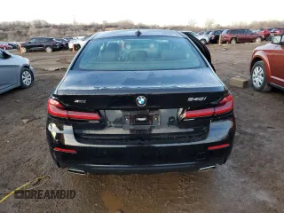 2022 BMW 5 Series 540i xDrive with VIN WBA73BJ04NWX56724, listed as a Copart auction lot 44247125 with 41,793 mi miles and Salvage title. Bid and sale history available at DreamBid. Image 6.