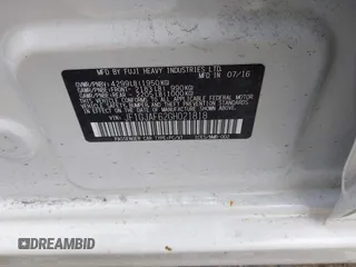 2016 Subaru Impreza Premium с VIN JF1GJAF62GH021818, выставлен на аукционе IAAI как лот 41989570 с пробегом 120 455 миль миль и . История ставок и продаж доступна на DreamBid. Изображение 9.