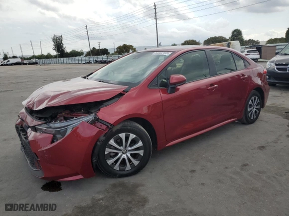2022 Toyota Corolla Hybrid LE with VIN JTDEAMDE4NJ036436, listed as a Copart auction lot 50362195 with NaN miles and Non Repairable. Bid and sale history available at carsss.com. Image 1.