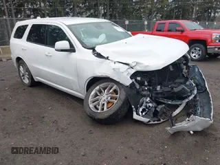 2022 Dodge Durango GT Plus with VIN 1C4RDJDG7NC182973, listed as a IAAI auction lot 41586357 with 60,592 mi miles and . Bid and sale history available at DreamBid. Image 1.