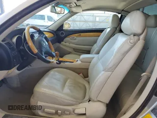 2002 Lexus SC 430 z VIN JTHFN48Y920001694, wystawiony jako Copart lot #48385885 z przebiegiem 105 296 mil mil oraz Szkoda całkowita • Salvage title. Historia ofert i sprzedaży dostępna na DreamBid. Obrazek 7.