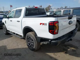 2024 Ford Ranger with VIN 1FTER4HPXRLE39741, listed as a IAAI auction lot 41471689 with 301 mi miles and . Bid and sale history available at DreamBid. Image 3.