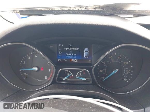 2016 Ford Focus SE with VIN 1FADP3F21GL305027, listed as a IAAI auction lot 41930646 with 106,127 mi miles and . Bid and sale history available at DreamBid. Image 7.