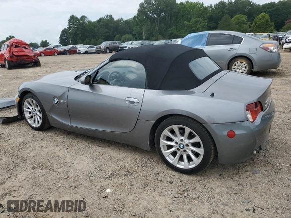 2008 BMW Z4 3.0si with VIN 4USBU53588LX04307, listed as a Copart auction lot 63514304 with 89,345 mi miles and Salvage Title. Bid and sale history available at carsss.com. Image 2.