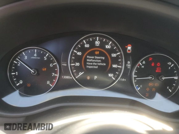 2025 Mazda 3 S Preferred z VIN 3MZBPACMXSM457114, wystawiony jako Copart lot #61690405 z przebiegiem 13 080 mil mil oraz Czysty tytuł • Clean title. Historia ofert i sprzedaży dostępna na DreamBid. Obrazek 9.