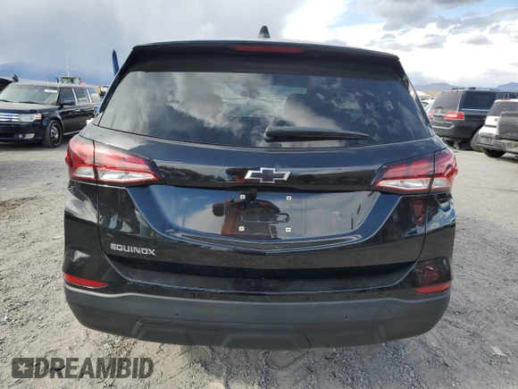 2022 Chevrolet Equinox LS with VIN 2GNAXHEVXN6119294, listed as a Copart auction lot 51956075 with 34,320 mi miles and Salvage title. Bid and sale history available at DreamBid. Image 6.