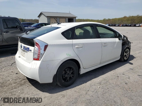 2015 Toyota Prius Four with VIN JTDKN3DU8F1957696, listed as a Copart auction lot 53691545 with 161,776 mi miles and Salvage Title. Bid and sale history available at DreamBid. Image 3.