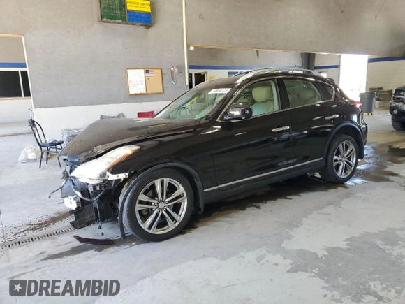 2012 Infiniti EX Journey with VIN JN1AJ0HRXCM453448, listed as a Copart auction lot 54864725 with 128,195 mi miles and Salvage title. Bid and sale history available at DreamBid. Image 1.