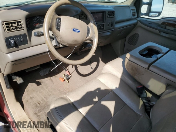 2003 Ford F-250 XL with VIN 1FTNX20P33EC51516, listed as a Copart auction lot 52163345 with 283,665 mi miles and Salvage title. Bid and sale history available at DreamBid. Image 8.