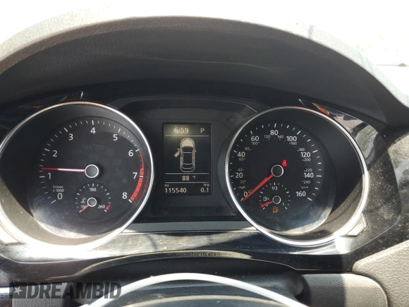 2015 Volkswagen Jetta SE with VIN 3VWD17AJ2FM323094, listed as a Copart auction lot 60304265 with 115,540 mi miles and Salvage title. Bid and sale history available at DreamBid. Image 9.