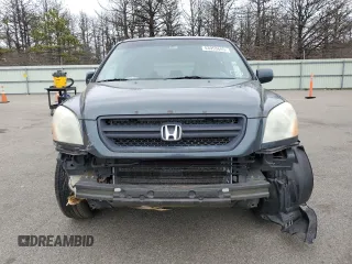 2005 Honda Pilot EX-L z VIN 2HKYF18735H551087, wystawiony jako Copart lot #53953665 z przebiegiem Nie podano mil oraz Szkoda całkowita • Salvage title. Historia ofert i sprzedaży dostępna na DreamBid. Obrazek 5.