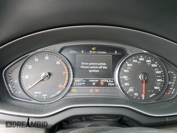 2021 Audi Q5 Premium with VIN WA1AAAFY7M2075416, listed as a Copart auction lot 50895435 with 36,877 mi miles and Salvage Title. Bid and sale history available at carsss.com. Image 9.