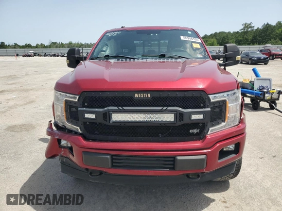 2018 Ford F-150 XL with VIN 1FTEW1E5XJFA27140, listed as a Copart auction lot 56948105 with 57,825 mi miles and Clean title. Bid and sale history available at DreamBid. Image 5.