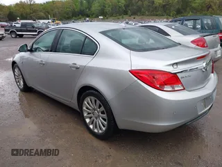 2011 Buick Regal CXL RL3 with VIN W04GR5EC5B1001978, listed as a IAAI auction lot 42019458 with 126,619 mi miles. Bid and sale history available at carsss.com. Image 3.