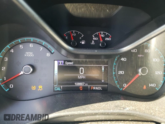 2018 GMC Canyon 2WD SLE with VIN 1GTG5CEN4J1209162, listed as a Copart auction lot 41502765 with 108,807 mi miles and Salvage Title. Bid and sale history available at carsss.com. Image 9.