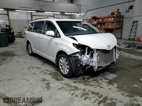 2017 Toyota Sienna with VIN 5TDDZ3DC3HS167720, listed as a Copart auction lot 88321405 with 86,392 mi miles and Salvage Title. Bid and sale history available at DreamBid. Image 15.