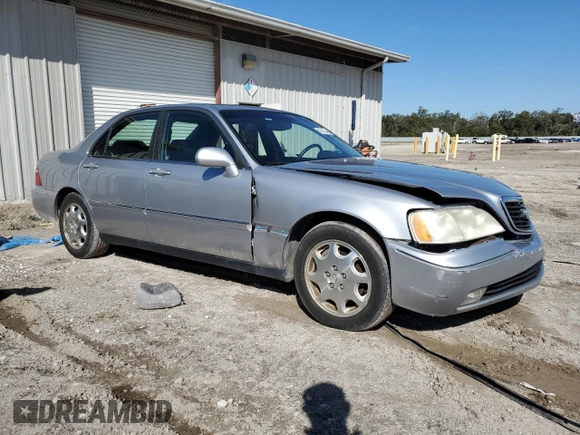 2001 Acura RL with VIN JH4KA965X1C002284, listed as a Copart auction lot 89134495 with 116,616 mi miles and Salvage Title. Bid and sale history available at carsss.com. Image 4.