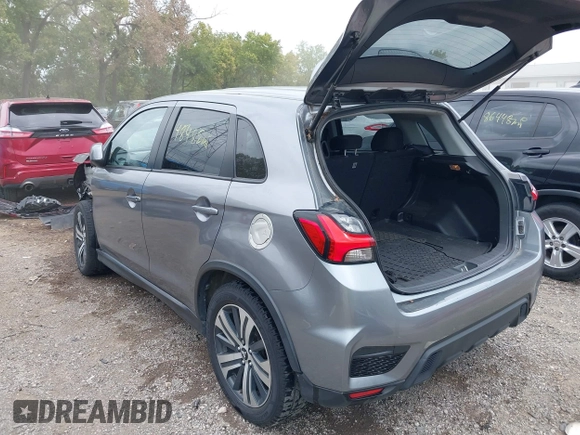 2020 Mitsubishi Outlander Sport ES 2.0 with VIN JA4AR3AU0LU007955, listed as a IAAI auction lot 40268798 with 48,488 mi miles. Bid and sale history available at carsss.com. Image 3.