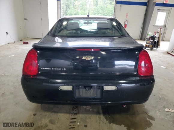 2006 Chevrolet Monte Carlo LS with VIN 2G1WJ15K769405187, listed as a Copart auction lot 72058524 with 144,905 mi miles and Salvage Title. Bid and sale history available at carsss.com. Image 6.
