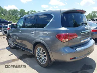 2016 Infiniti QX80 with VIN JN8AZ2NC4G9401117, listed as a IAAI auction lot 42591693 with 141,270 mi miles and . Bid and sale history available at DreamBid. Image 3.
