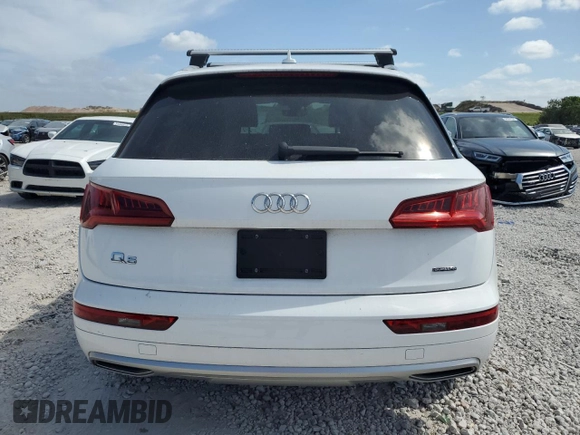 2019 Audi Q5 Premium with VIN WA1ANAFY4K2094927, listed as a Copart auction lot 53795045 with 61,342 mi miles and Non repairable. Bid and sale history available at DreamBid. Image 6.
