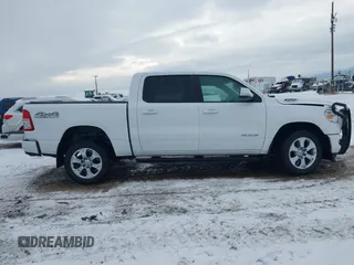 2019 Ram 1500 Big Horn with VIN 1C6SRFFT4KN898375, listed as a IAAI auction lot 41194783 with 54,513 mi miles and . Bid and sale history available at DreamBid. Image 13.