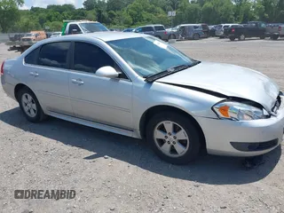 2011 Chevrolet Impala LT Fleet with VIN 2G1WG5EKXB1140232, listed as a IAAI auction lot 42480619 with 105,669 mi miles and . Bid and sale history available at DreamBid. Image 1.