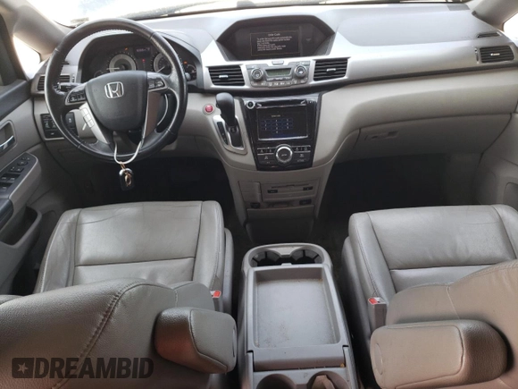 2014 Honda Odyssey EX-L with VIN 5FNRL5H60EB125478, listed as a Copart auction lot 59218355 with 165,928 mi miles and Salvage title. Bid and sale history available at DreamBid. Image 8.