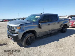 2020 Chevrolet Silverado 1500 Custom Trail Boss with VIN 3GCPYCEFXLG445173, listed as a Copart auction lot 48675725 with 63,073 mi miles and Salvage Title. Bid and sale history available at DreamBid. Image 1.