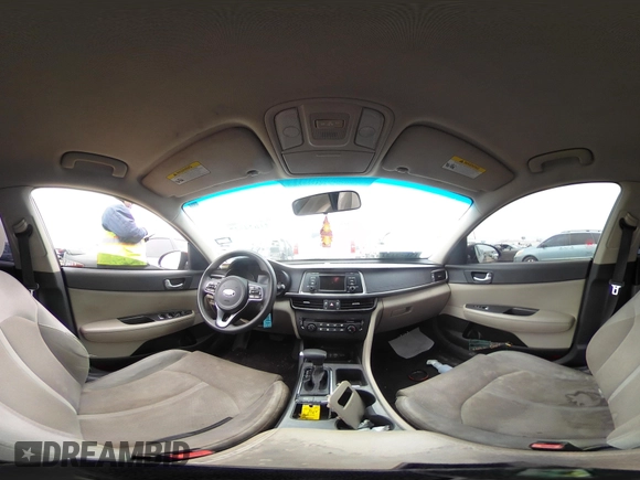 2017 Kia Optima LX with VIN 5XXGT4L37HG164861, listed as a IAAI auction lot 41624517 with 173,356 mi miles. Bid and sale history available at carsss.com. Image 18.