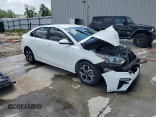 2019 Kia Forte LXS with VIN 3KPF24AD1KE073983, listed as a Copart auction lot 56288935 with 126,191 mi miles and Salvage title. Bid and sale history available at DreamBid. Image 4.
