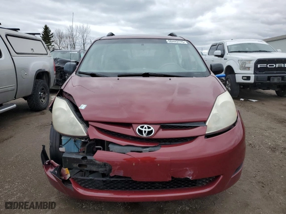 2008 Toyota Sienna CE with VIN 5TDZK29C18S127035, listed as a Copart auction lot 50443775 with 236,139 mi miles and Clean Title. Bid and sale history available at carsss.com. Image 5.