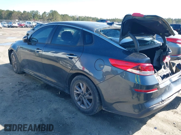 2020 Kia Optima LX with VIN 5XXGT4L31LG385283, listed as a IAAI auction lot 41803347 with 129,302 mi miles. Bid and sale history available at carsss.com. Image 3.