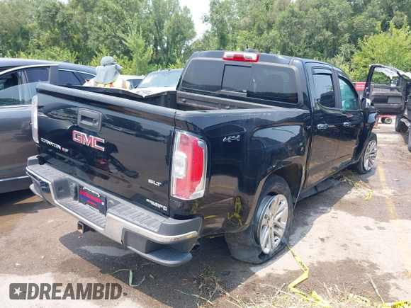 2018 GMC Canyon 4WD SLT with VIN 1GTG6DEN5J1131459, listed as a IAAI auction lot 39954201 with 146,721 mi miles and . Bid and sale history available at carsss.com. Image 4.