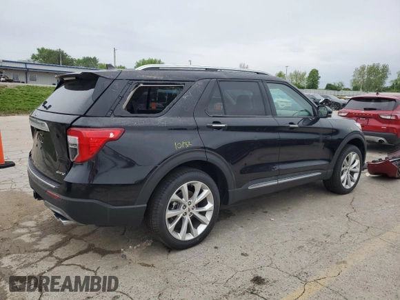 2023 Ford Explorer Platinum with VIN 1FM5K8HC9PGC05410, listed as a Copart auction lot 55442395 with Not provided miles and Salvage title. Bid and sale history available at DreamBid. Image 3.