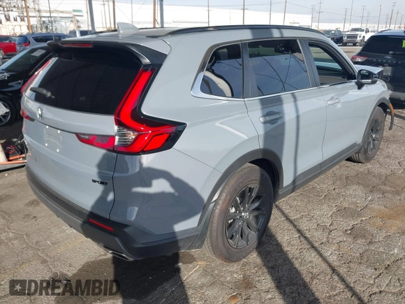 2024 Honda CR-V Sport with VIN 7FARS5H54RE032726, listed as a IAAI auction lot 41170387 with 19,721 mi miles and . Bid and sale history available at DreamBid. Image 4.