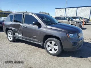 2017 Jeep Compass Sport with VIN 1C4NJCBA2HD123233, listed as a Copart auction lot 49741295 with 143,381 mi miles and Salvage title. Bid and sale history available at DreamBid. Image 4.