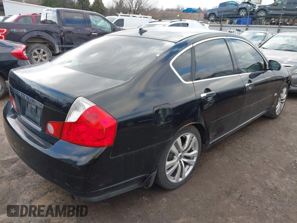 2006 Infiniti M45 Sport with VIN JNKBY01E36M201922, listed as a IAAI auction lot 41461630 with 1 mi miles. Bid and sale history available at carsss.com. Image 4.