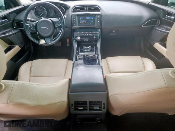 2018 Jaguar XE 25t with VIN SAJAR4FX4JCP31280, listed as a Copart auction lot 50580375 with 125,060 mi miles and Salvage Title. Bid and sale history available at DreamBid. Image 8.