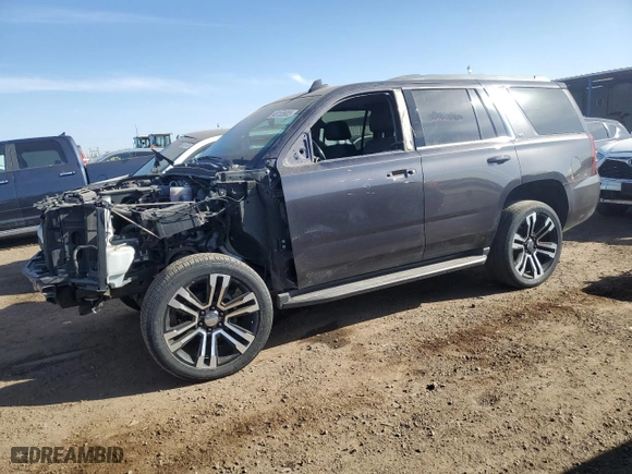 2018 Chevrolet Tahoe LT with VIN 1GNSKBKC1JR266735, listed as a Copart auction lot 48155685 with 100,360 mi miles and Salvage Title. Bid and sale history available at carsss.com. Image 1.